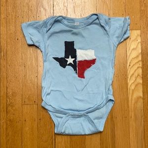 Texas State Flag onesie